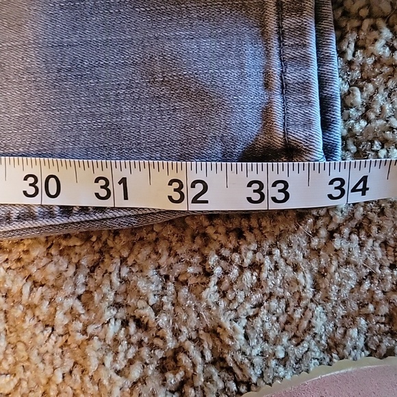 Peter Millar Pants Mens 40x34 Gray Straight Fit 5 Pocket Jeans - Picture 7 of 8